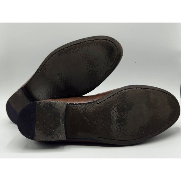 Ted Baker Simeen 3 Brown Leather Slip On Loafers Men's Size 10 Pre-Owned - Picture 6 of 7